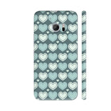 Love Hearts Pattern HTC 10 / 10 Lifestyle Cover| Artist: Designer Chennai