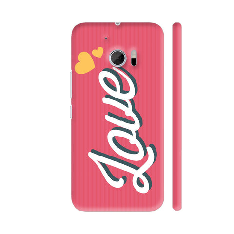Love On Pink HTC 10 / 10 Lifestyle Cover| Artist: Abhinav
