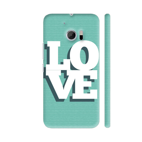 Love On Soft Green HTC 10 / 10 Lifestyle Cover| Artist: Abhinav