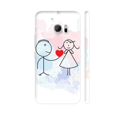 Love Propose In Stick HTC 10 / 10 Lifestyle Cover| Artist: Designer Chennai