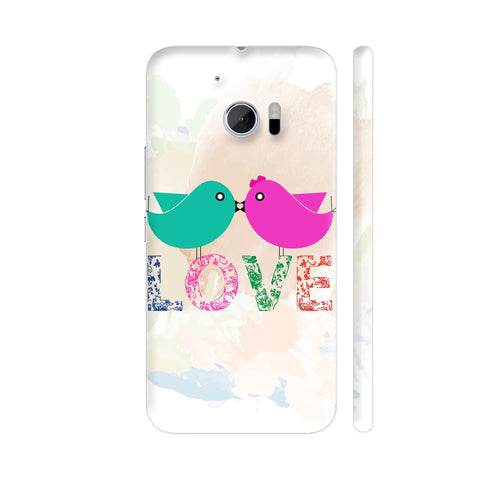 Love Romantic Couple Birds HTC 10 / 10 Lifestyle Cover| Artist: Designer Chennai