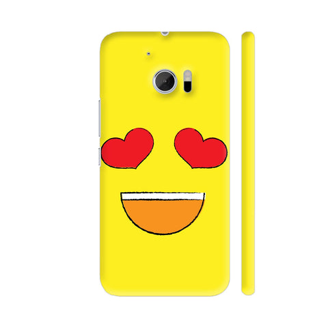 Love Struck Emoticon HTC 10 / 10 Lifestyle Cover| Artist: Dolly P