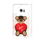 Love Teddy Bear On Brown HTC 10 / 10 Lifestyle Cover| Artist: Designer Chennai