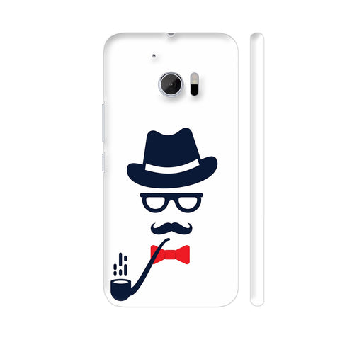 Man With Hat Bow And Cigar HTC 10 / 10 Lifestyle Cover| Artist: Neeja Shah