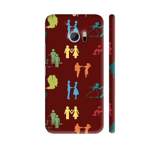 Many Couples Vector Illustration HTC 10 / 10 Lifestyle Cover| Artist: Designer Chennai