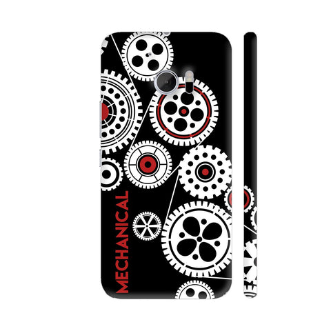 Mechanical Engineering In Black HTC 10 / 10 Lifestyle Cover| Artist: Abhinav