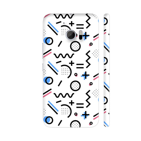 Memphis Pattern HTC 10 / 10 Lifestyle Cover| Artist: Abhinav