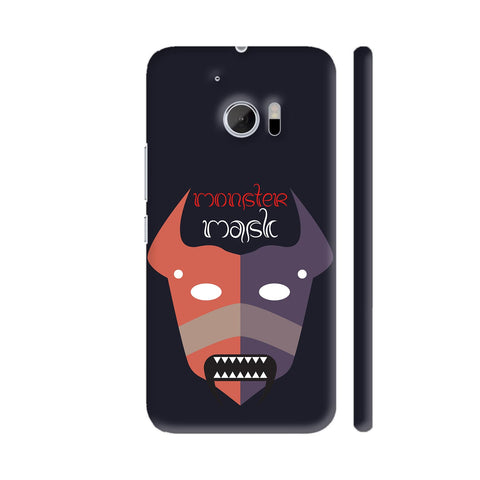 Monster Mask On Red HTC 10 / 10 Lifestyle Cover| Artist: Designer Chennai