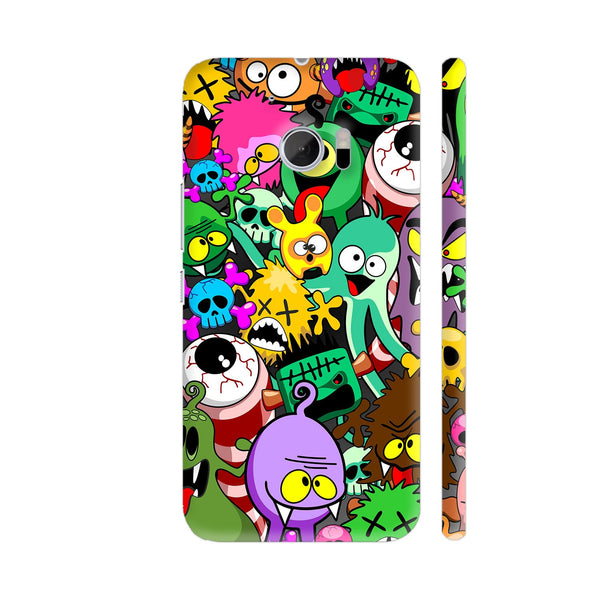 Monsters Doodles Characters Saga HTC 10 / 10 Lifestyle Cover| Artist: BluedarkArt