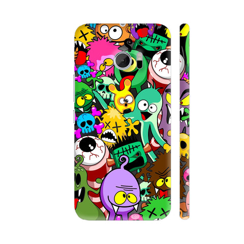 Monsters Doodles Characters Saga HTC 10 / 10 Lifestyle Cover| Artist: BluedarkArt