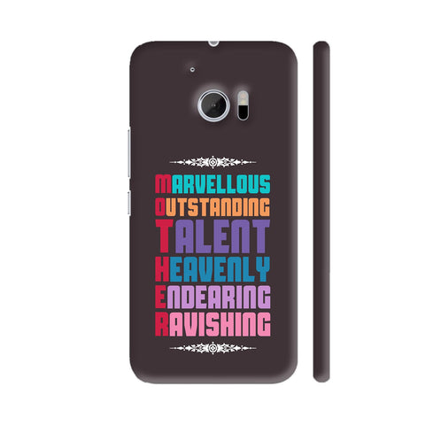 Mother Definition Typography 2 HTC 10 / 10 Lifestyle Cover| Artist: Designer Chennai