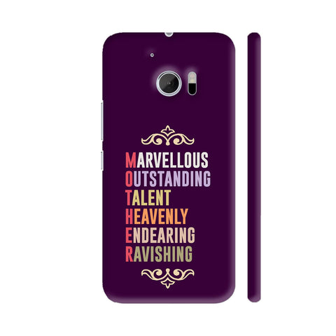 Mother Definition Typography 3 HTC 10 / 10 Lifestyle Cover| Artist: Designer Chennai