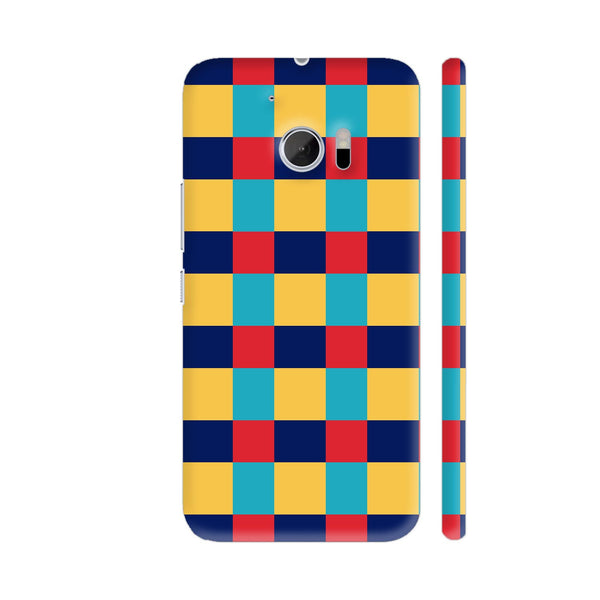 Multi Colored Small Square Tiles Pattern HTC 10 / 10 Lifestyle Cover| Artist: Designer Chennai