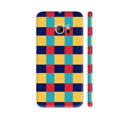 Multi Colored Small Square Tiles Pattern HTC 10 / 10 Lifestyle Cover| Artist: Designer Chennai