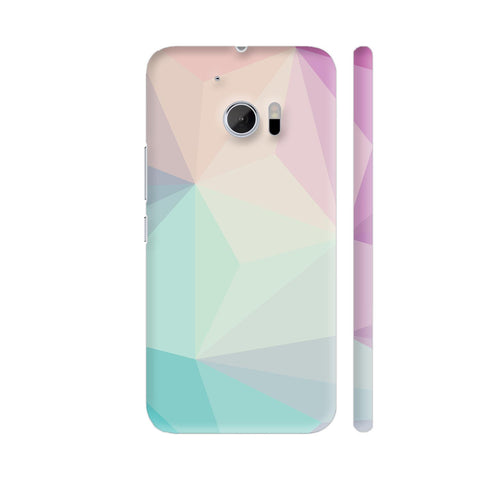 Multicolor 3D Polygons HTC 10 / 10 Lifestyle Cover| Artist: Adeela Abdul Razak