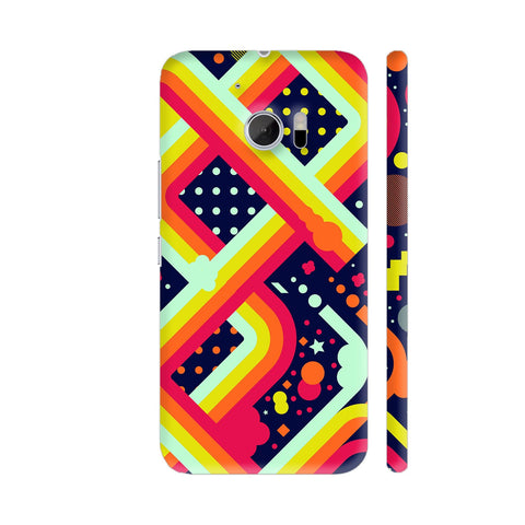 Multicolor Abstract Art HTC 10 / 10 Lifestyle Cover| Artist: Amreet