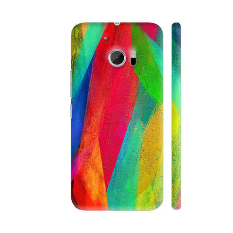 Multicolor Brush Strokes HTC 10 / 10 Lifestyle Cover| Artist: Nehal