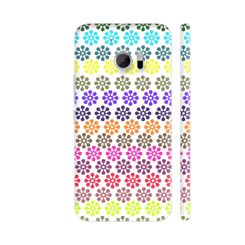 Multicolor Circle Flower Pattern HTC 10 / 10 Lifestyle Cover| Artist: Avani