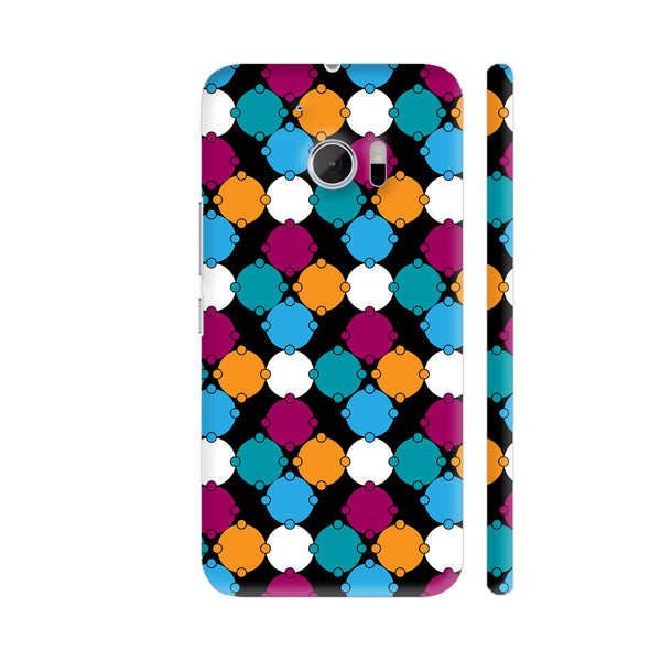 Multicolor Geometric Circles HTC 10 / 10 Lifestyle Cover| Artist: Designer Chennai