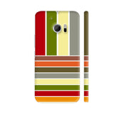 Multicolor Horizontal And Vertical Lines HTC 10 / 10 Lifestyle Cover| Artist: Looly Elzayat