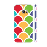 Multicolor Retro Seamless Circles HTC 10 / 10 Lifestyle Cover| Artist: Designer Chennai