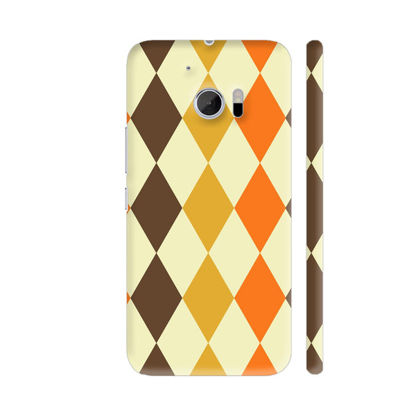 Multicolor Rhombus Pattern 1 HTC 10 / 10 Lifestyle Cover| Artist: Designer Chennai
