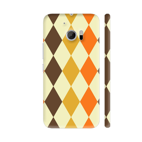 Multicolor Rhombus Pattern 1 HTC 10 / 10 Lifestyle Cover| Artist: Designer Chennai