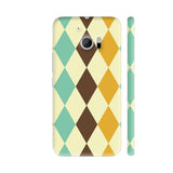 Multicolor Rhombus Pattern 2 HTC 10 / 10 Lifestyle Cover| Artist: Designer Chennai