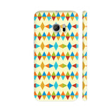 Multicolor Triangles On Cream HTC 10 / 10 Lifestyle Cover| Artist: Designer Chennai