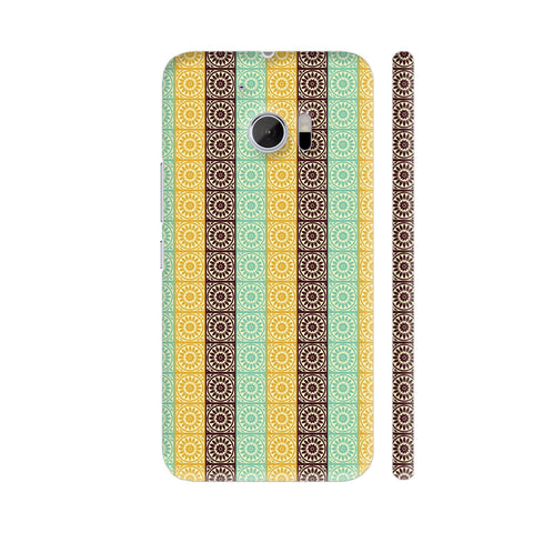 Multicolor Vintage Floral Pattern HTC 10 / 10 Lifestyle Cover| Artist: Designer Chennai