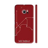 Mumbai Train Map HTC 10 / 10 Lifestyle Cover| Artist: Sukhada Apte