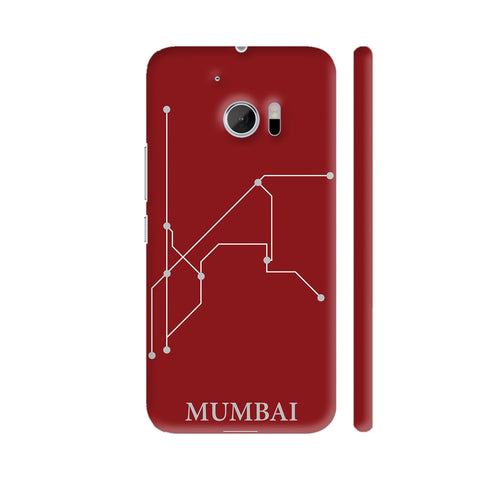 Mumbai Train Map HTC 10 / 10 Lifestyle Cover| Artist: Sukhada Apte