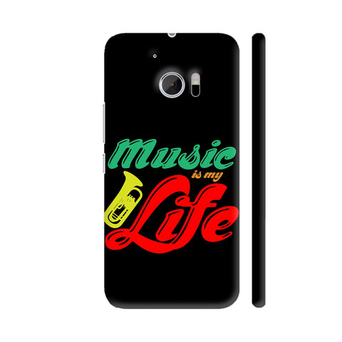 Music Is My Life With Trumpet HTC 10 / 10 Lifestyle Cover| Artist: Designer Chennai