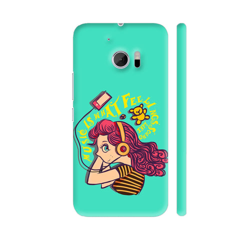 Musica Girl HTC 10 / 10 Lifestyle Cover| Artist: Abhijeet Sinha