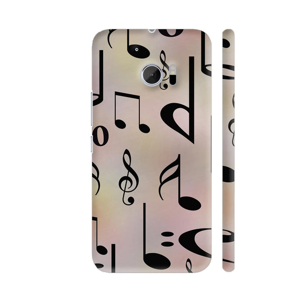Musical Notes On Multicolor HTC 10 / 10 Lifestyle Cover| Artist: Avani