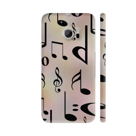 Musical Notes On Multicolor HTC 10 / 10 Lifestyle Cover| Artist: Avani