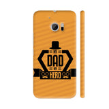 My Dad My Hero On Orange HTC 10 / 10 Lifestyle Cover| Artist: Designer Chennai