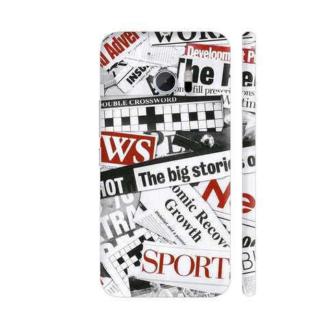 Newspaper Cutting HTC 10 / 10 Lifestyle Cover| Artist: Abhinav