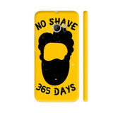 No Shave 365 Days On Yellow HTC 10 / 10 Lifestyle Cover| Artist: Designer Chennai