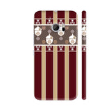 Oak Red Beige Lined Decorative Design HTC 10 / 10 Lifestyle Cover| Artist: Looly Elzayat