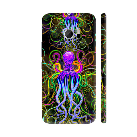 Octopus Psychedelic Luminescence HTC 10 / 10 Lifestyle Cover| Artist: BluedarkArt