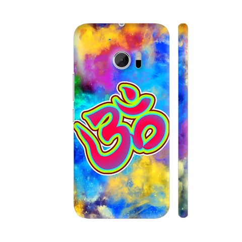 Om Be Spiritual On Multicolor HTC 10 / 10 Lifestyle Cover| Artist: Sangeetha