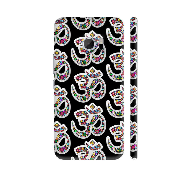 Om Namaste Floral Symbol HTC 10 / 10 Lifestyle Cover| Artist: BluedarkArt