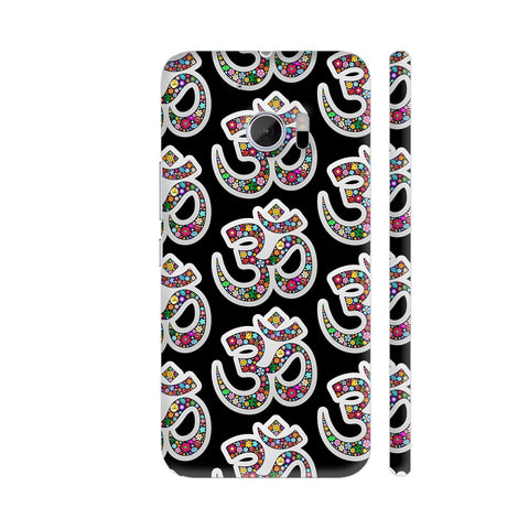 Om Namaste Floral Symbol HTC 10 / 10 Lifestyle Cover| Artist: BluedarkArt