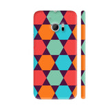 Optical Illusion Stars Or Hexagons HTC 10 / 10 Lifestyle Cover| Artist: Designer Chennai