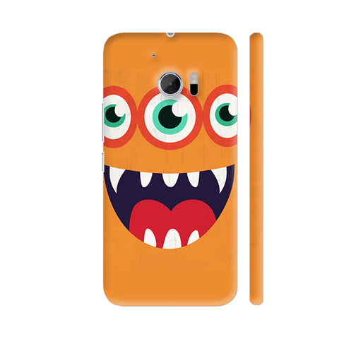 Orange Monster HTC 10 / 10 Lifestyle Cover| Artist: Abhinav