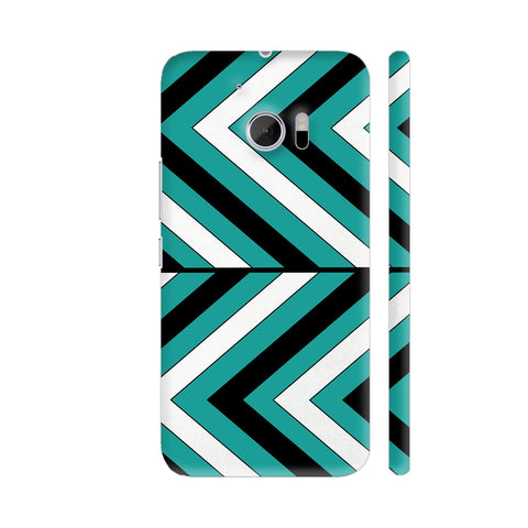 Pattern Turquoise 1 HTC 10 / 10 Lifestyle Cover| Artist: LouJah