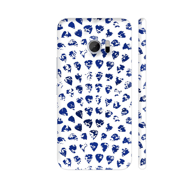 Petals Blue HTC 10 / 10 Lifestyle Cover| Artist: Abhinav