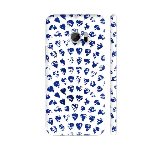 Petals Blue HTC 10 / 10 Lifestyle Cover| Artist: Abhinav