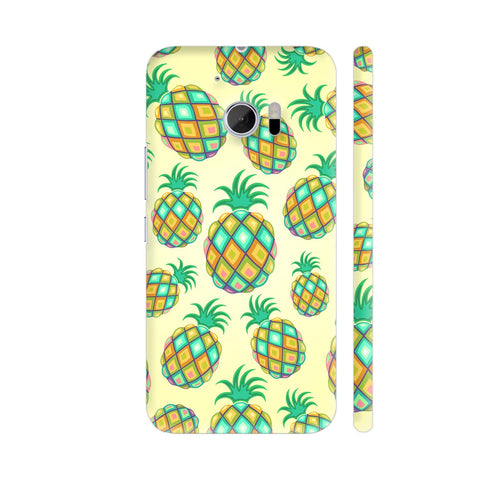 Pineapple Pastel Colors Pattern HTC 10 / 10 Lifestyle Cover| Artist: BluedarkArt